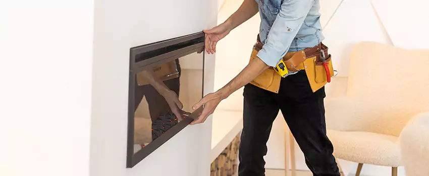 Metal Fireplace Installation in New Haven, Indiana