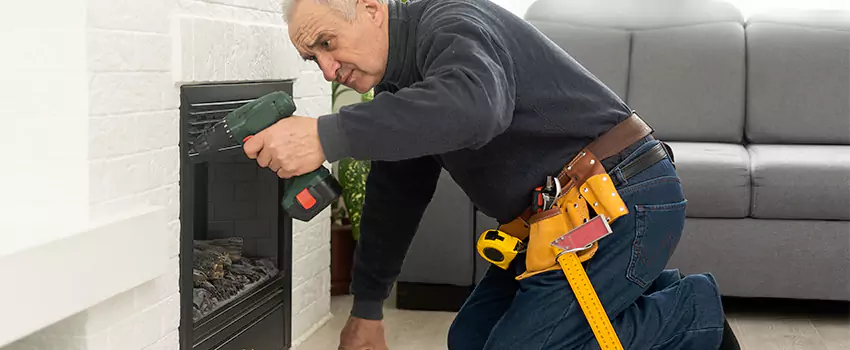 New Indoor Fireplace Installation in New Haven, Indiana