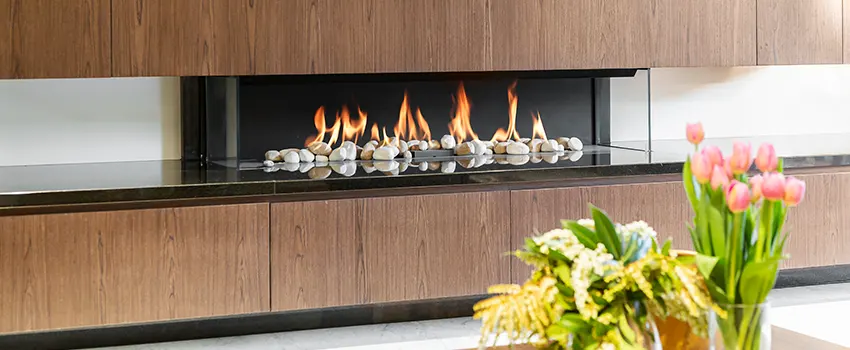 Double-height Fireplace Design Refurbishment in New Haven, Indiana